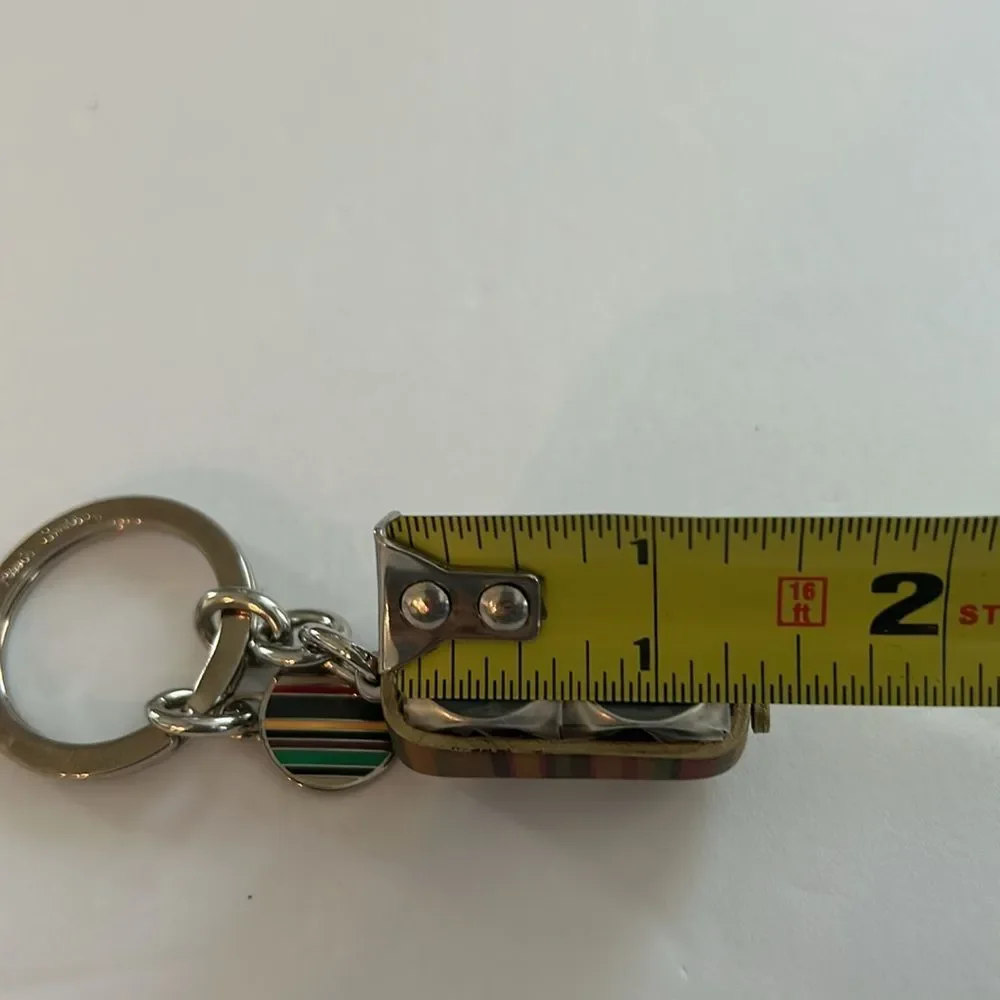 NWOT Paul Smith Vintage Dice Leather Keychain Fob